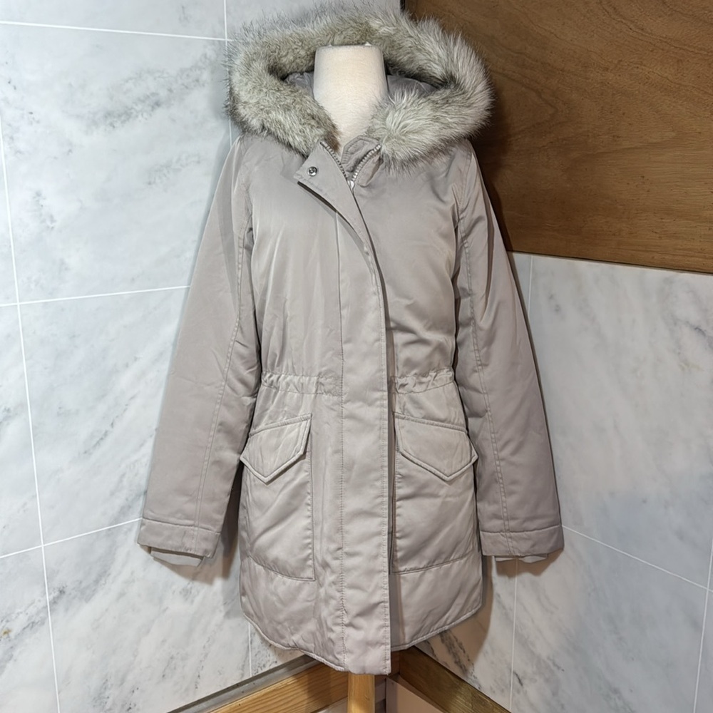 Abercrombie & Fitch Women’s Grey Parka Winter Coat Size Medium